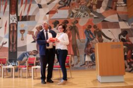 Präsident Dr. h.c. Christian Schad und Tanja Noé RJ