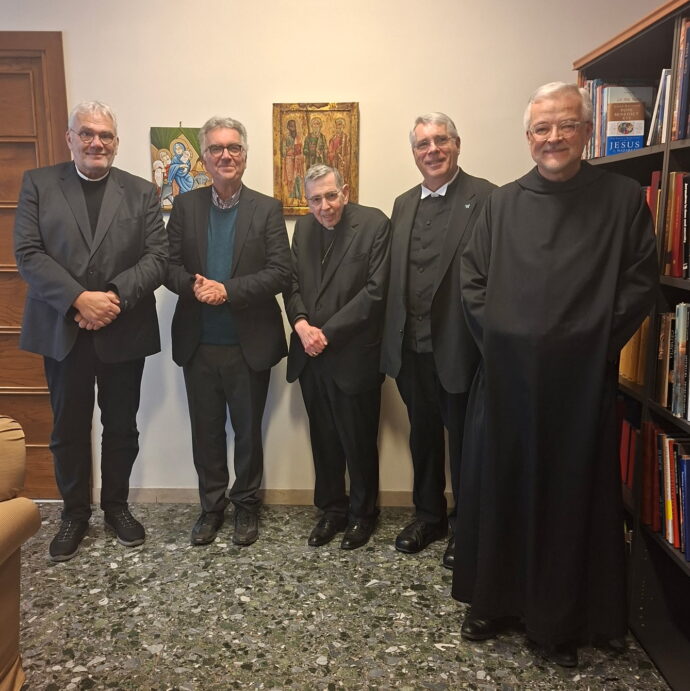 Kardinal Kurt und Koch und Pater Dr. Augustinus Sander O.S.B.