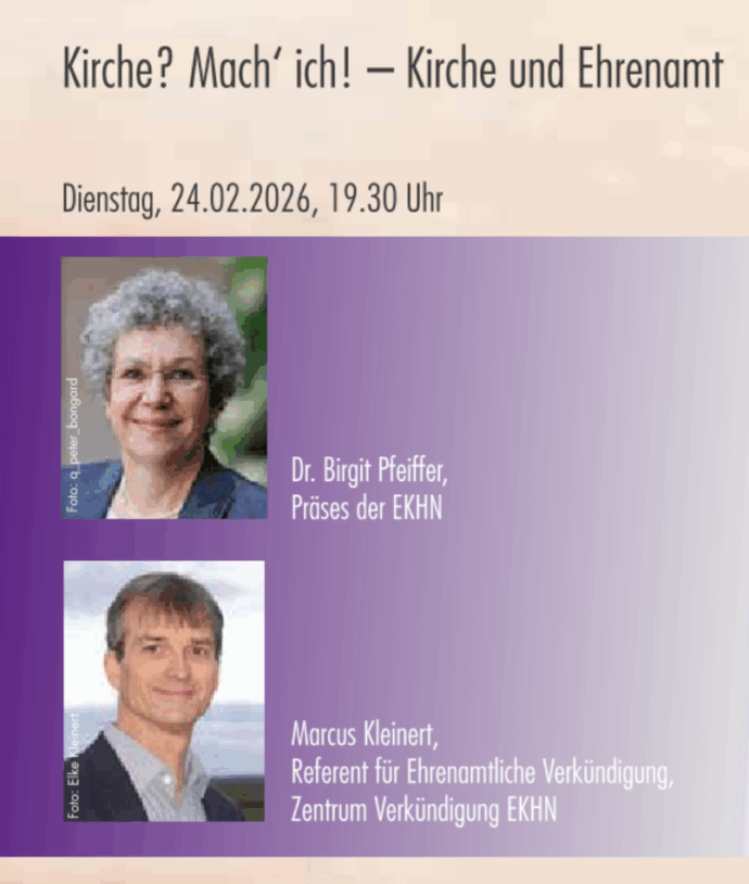 Winterakademie 2026 "Kirche? Mach' ich! – Kirche und Ehrenamt"